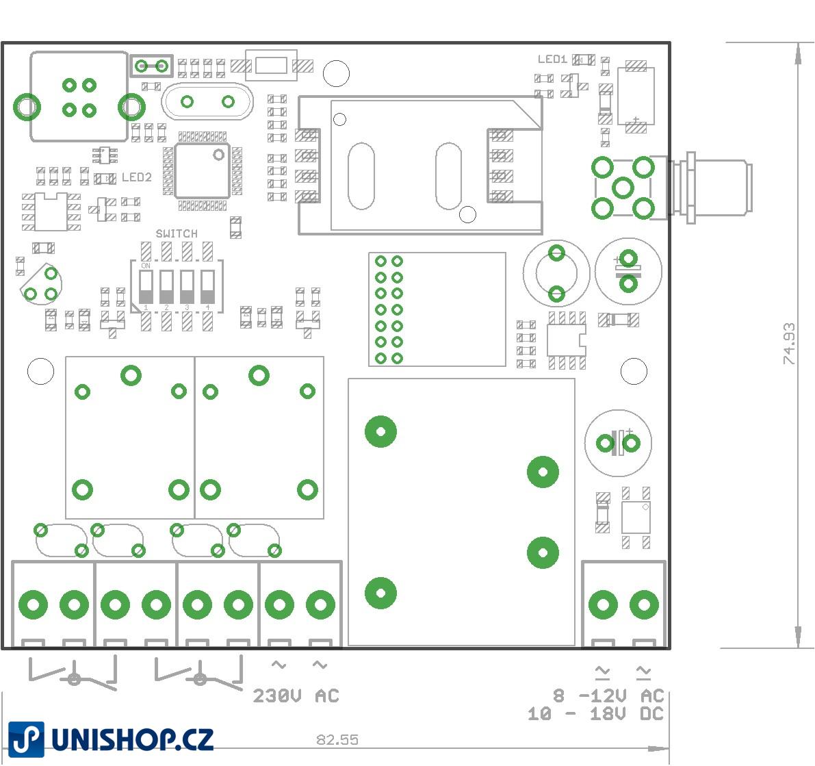 GSM dálkové otevírání vrat, brány (MB95-GSM-relé 2000)