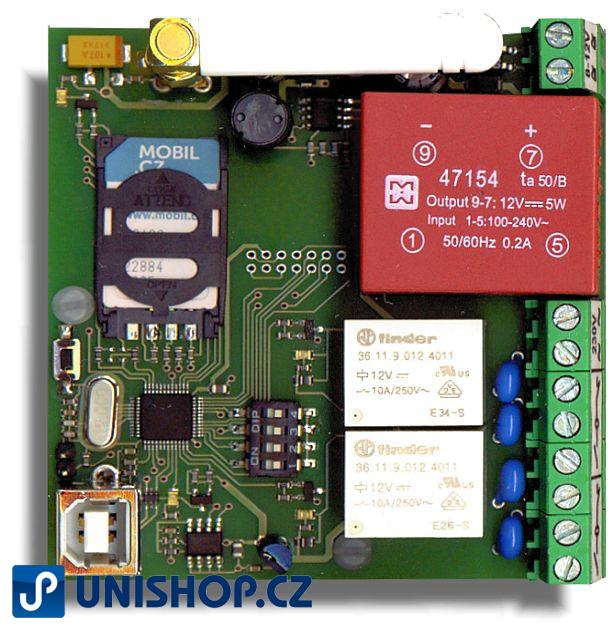 GSM dálkové otevírání vrat, brány (MB95-GSM-relé 2000)