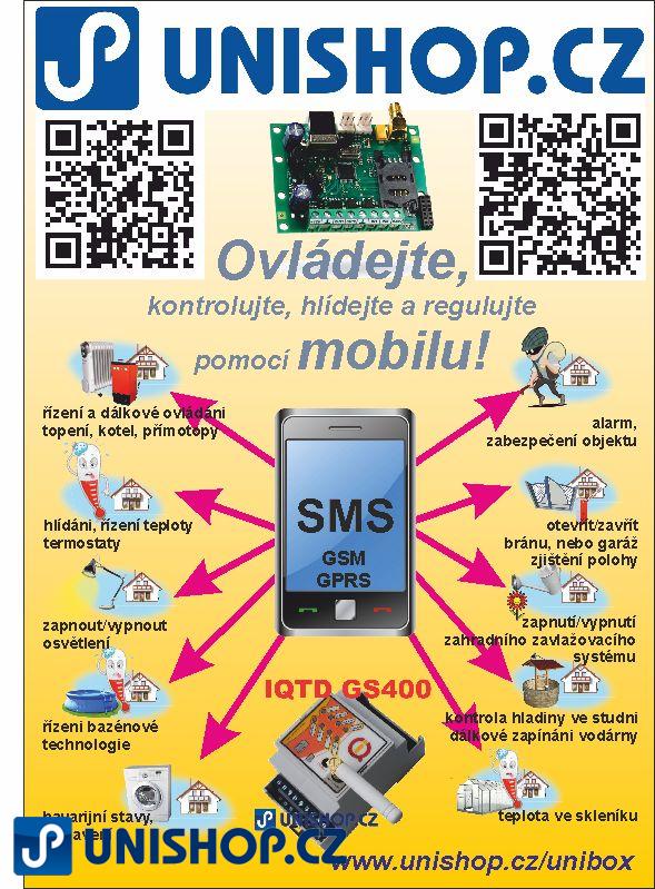 IQTD-GS400_F - GSM kontrolér nové generace