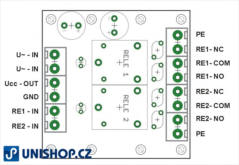 FR relé, reléový modul UniBox - GSM MB 95 MINI-N, 