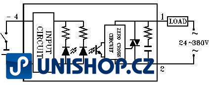 Polovodičové elektronické výkonové relé 40A