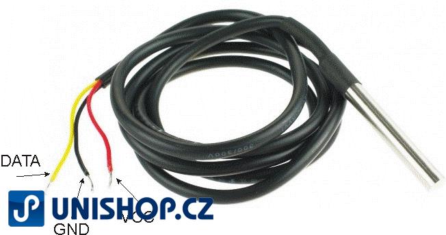 DS18B20 CH teplotní čidlo délky 3 m