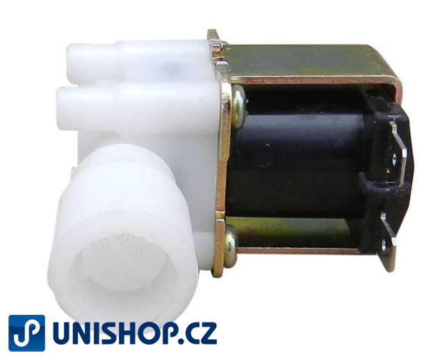Elektromagnetický ventil 12V na vodu plastový, příruby G3/4", NC
