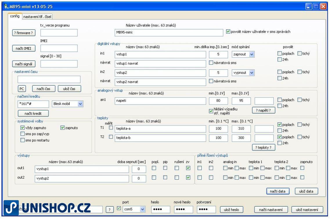 GSM bezdrátový alarm klíčenka