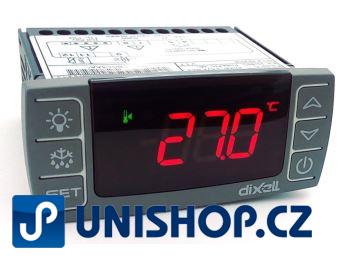Panelový termostat Dixell XR10CX-5P0H1 s napájením 230V a 20A relé