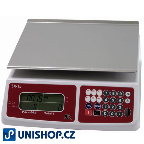 Váha obchodní pultová do 15kg, SX-15