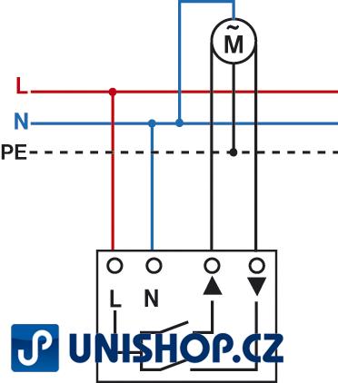 WS305 -  Přijímač pro žaluzie, vrata a rolety