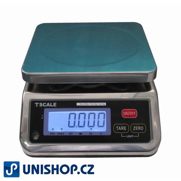Nerezová voděodolná váha do 6kg, TS-S29B