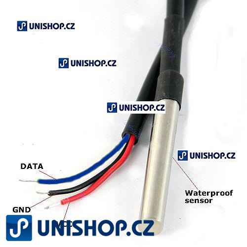 DS18B20 CH teplotní čidlo délky 1 m