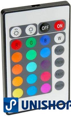 Ovladač 12V/3x2A pro RGB žárovky a pásky, IR D.O. 24 tlačítek