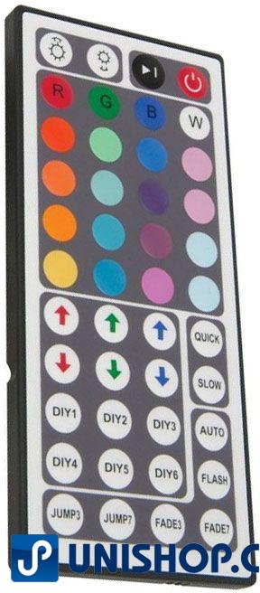 Ovladač 12V/3x2A pro RGB žárovky a pásky, IR D.O. 44 tlačítek