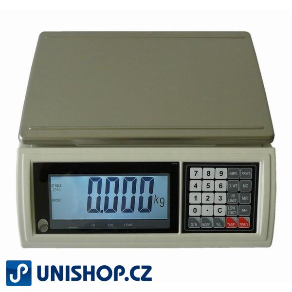 Přesná počítací váha TSJW 3kg/0,1g, s velkým displejem