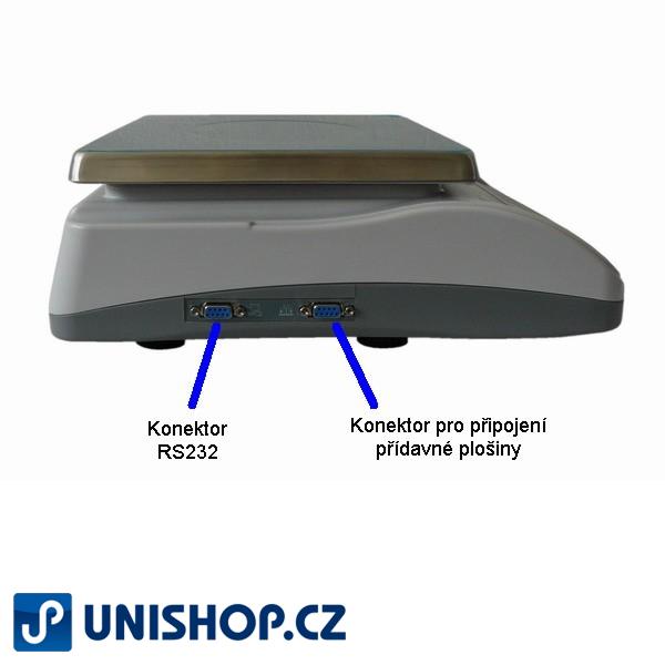 Přesná počítací váha TSQHD 3kg/0,05g, s připojením ex. plošiny