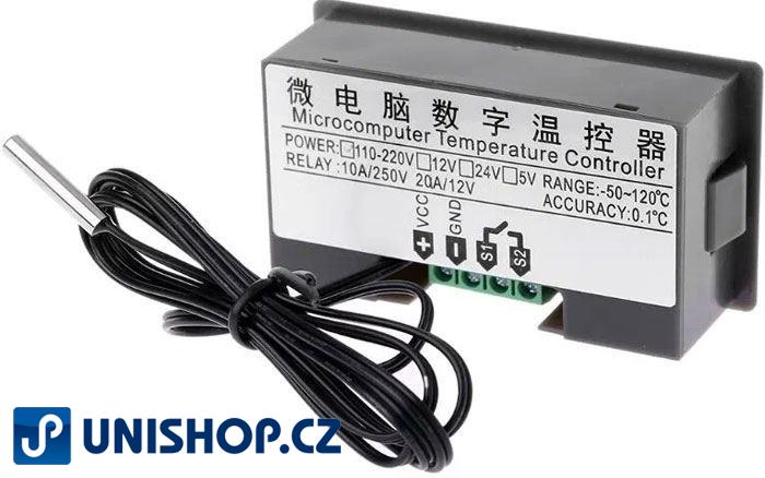 Digitální termostat W3230, -50 až 110°C