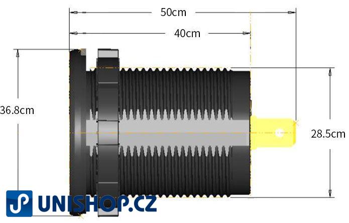 Napájecí zdířka USB 5V/2,1A s V-metrem a A-metrem