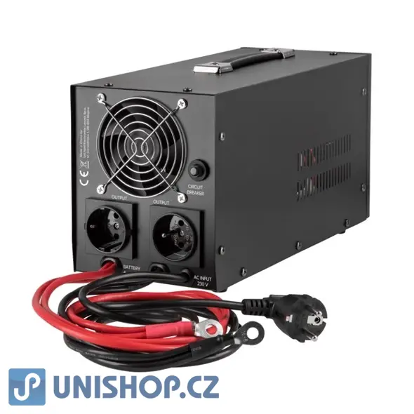 Zdroj záložní REBEL POWER-1000 12V/230V 1000VA 700W