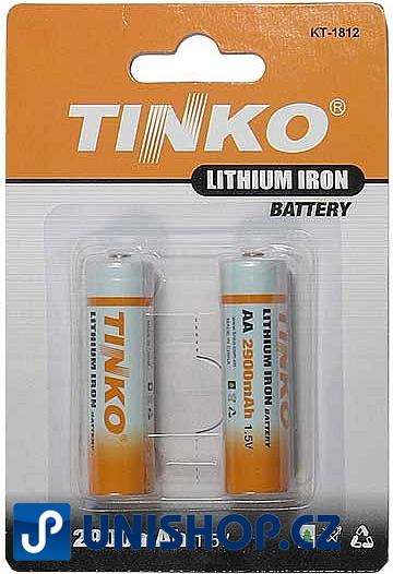 Baterie TINKO AA(R6) 1,5V lithiová