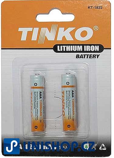 Baterie TINKO AAA(R03) 1,5V lithiová