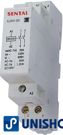 Stykač 230V/20A 2P na DIN lištu (L570)