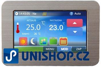 Pokojový termostat s barevným dotykovým displejem Flame Touch