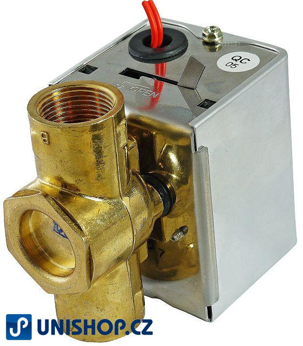 Elektro ventil se zpětnou pružinou 3/4" UNISHOP MC7320 230V DN20 dvoucest. G3/4