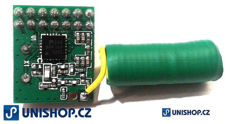 RFM23 - přídavný rádiový modul