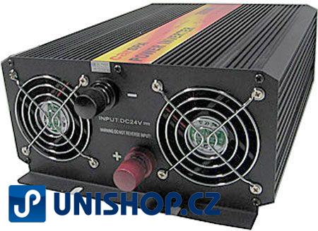 Měnič 12V/230V 2000W,modifikovaná sinus,CARSPA