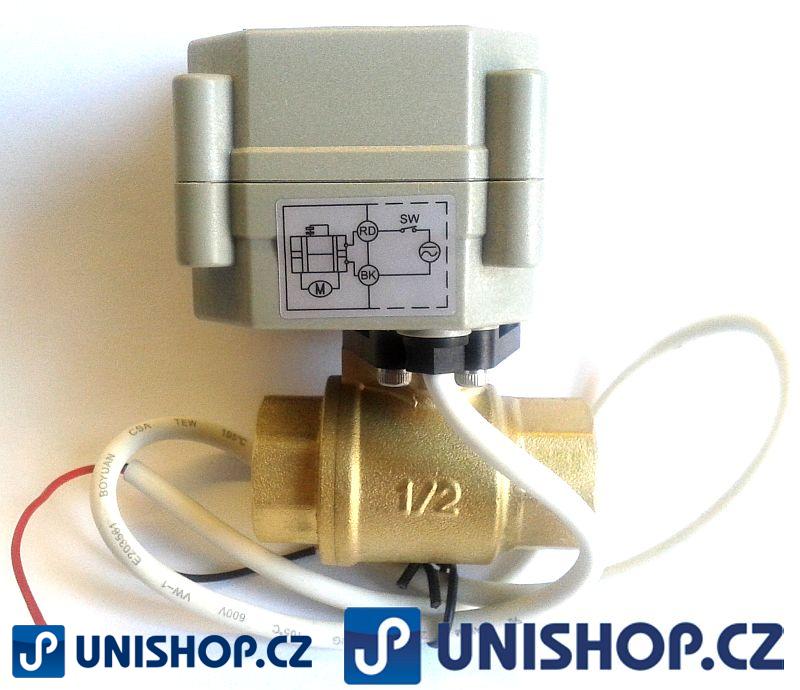 MPA 20-T15 N zónový ventil se servopohonem napětí 9-35V AC/DC; MOSAZ Mars