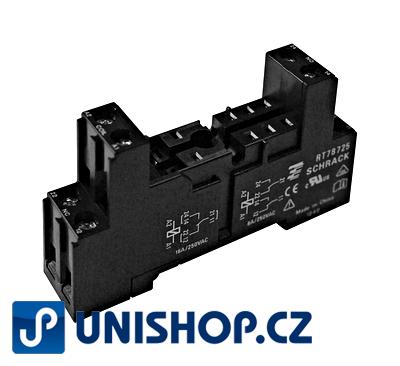 Relé RT 2P/8A,230VAC,5mm; SCHRACK Technik
