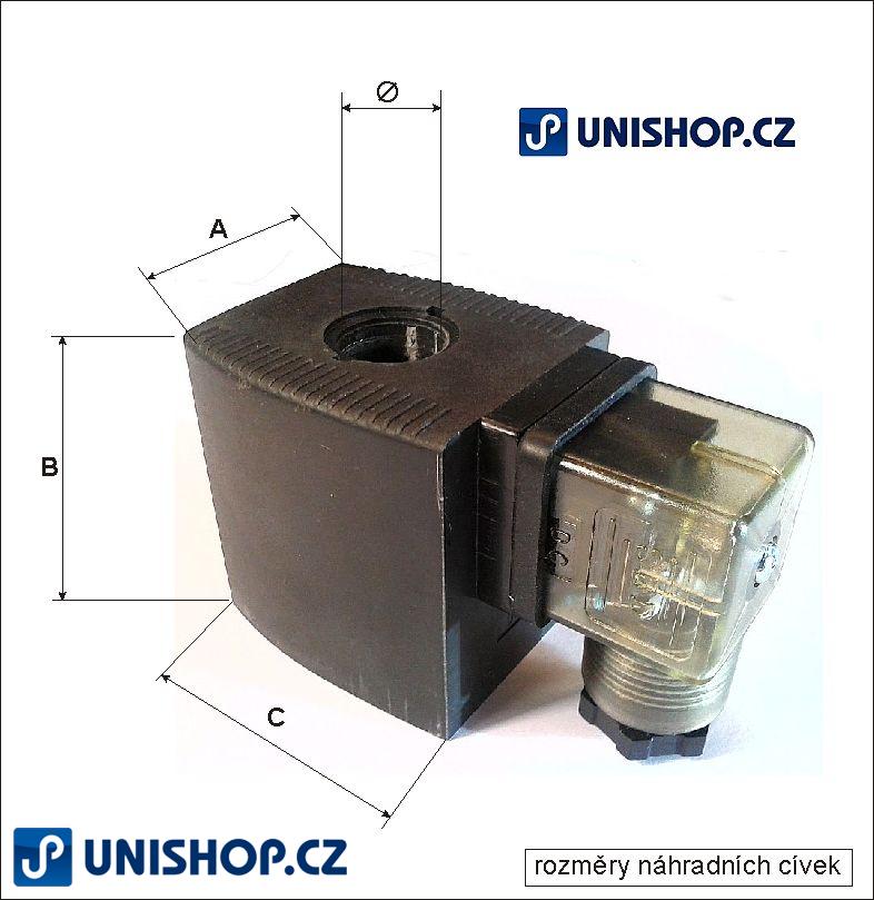 MP-W160-15SV náhradní cívka - pro ventily řady MPW - Elektromagnetický ventil