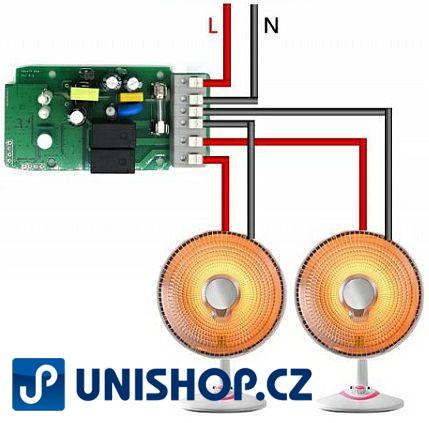 WiFi bezdrátový modul s dvojitým výstupem Sonoff Dual