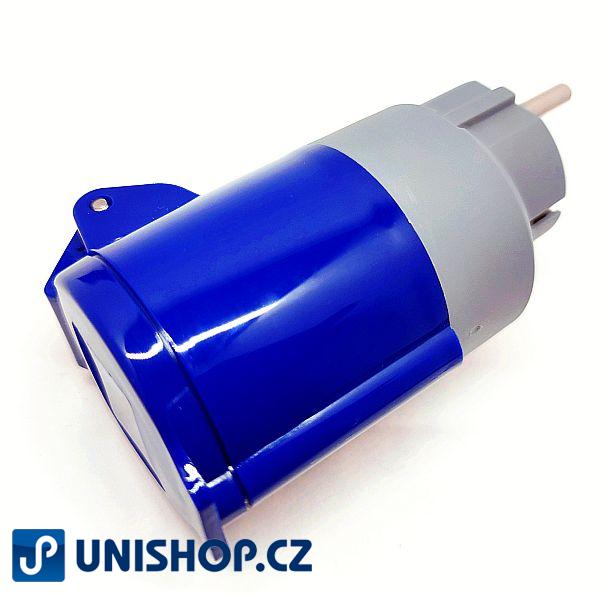 Adaptér 230V 3kolík/ 230V EURO+CZ