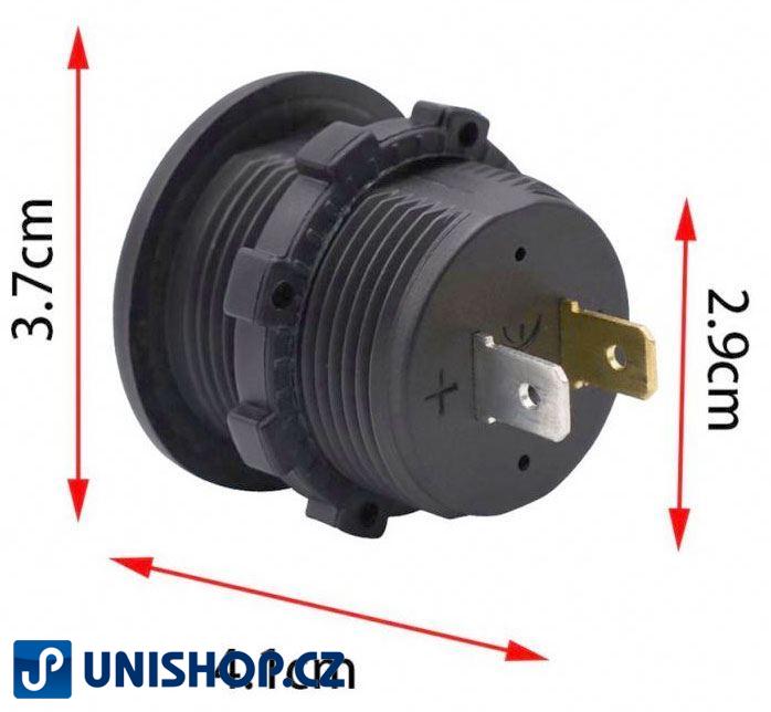 Voltmetr panelový CS489-A1, rozsah 5-20V