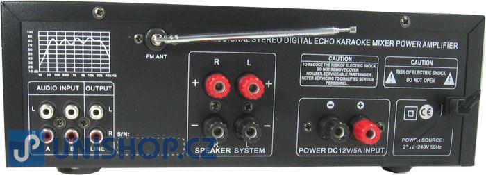 Zesilovač, rádio, bluetooth, přehrávač MP3 Sunbuck AV-MP326BT