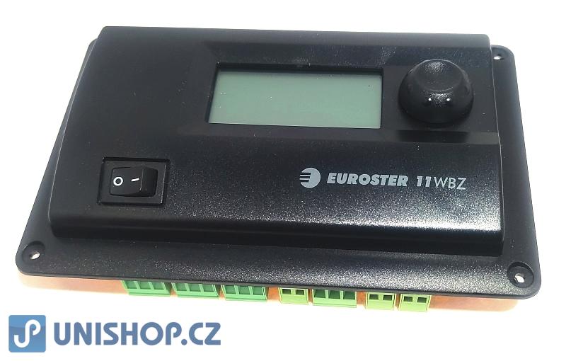 Termostat Euroster 11WBZ pro kotle na tuhá paliva s ohřevem TUV