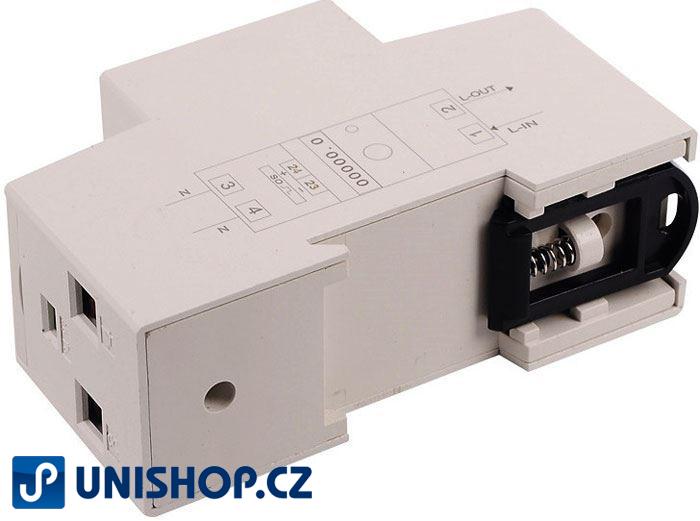 Elektroměr DDS015, 1 fázový na DIN lištu