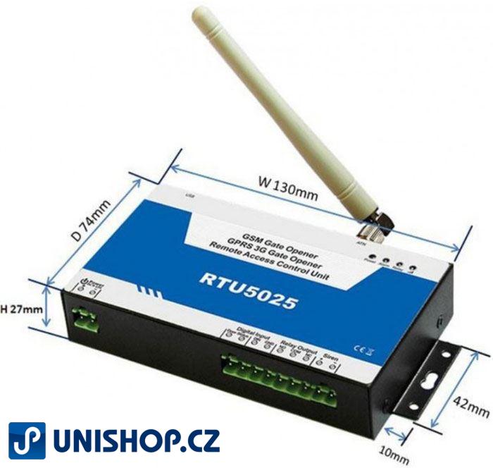 RTU5025 GSM dálkové ovládání a monitoring