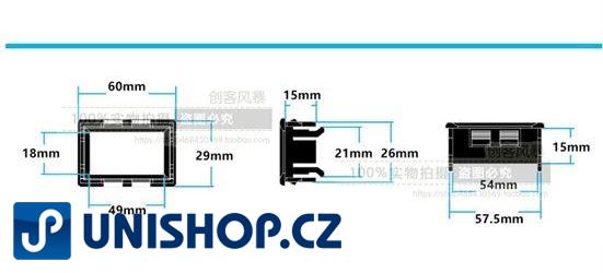 Časový spínač do panelu - Časovač panelový