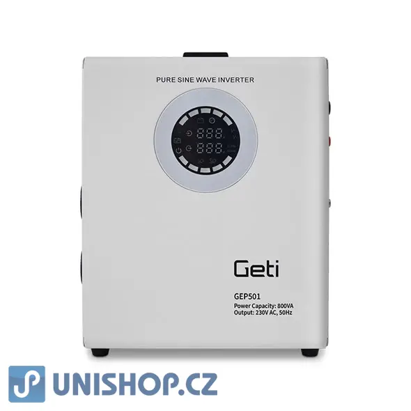 Zdroj záložní GETI GEP501 sinus 500W nástěnný