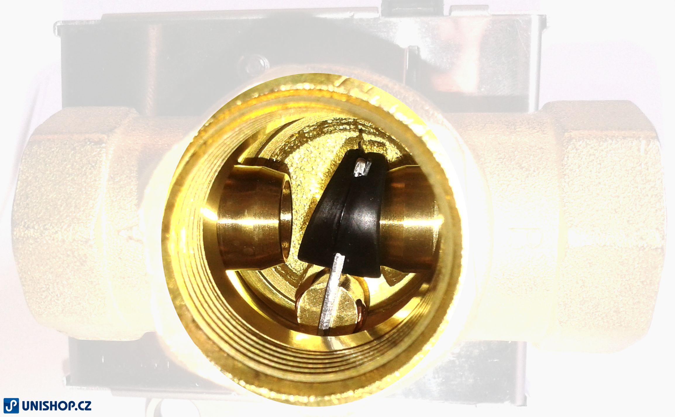 Zónový ventil se zpětnou pružinou 1" UNISHOP MC7325 230V, DN25, dvoucest. G1