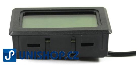 Teploměr TPM-10 LCD Digitální ukazatel teploty se sondou - teploměr černý
