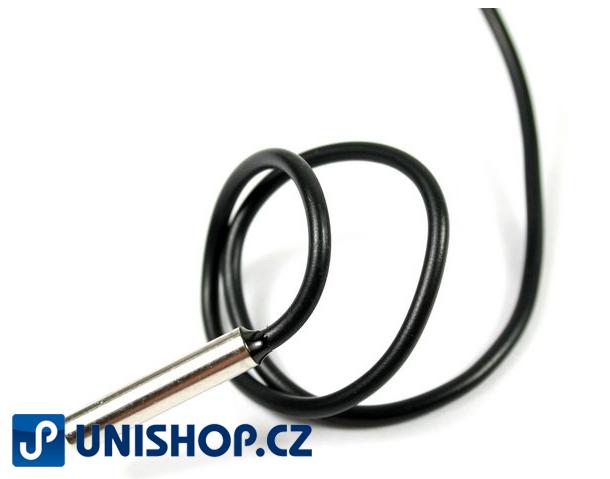 Teploměr TPM-10 LCD Digitální ukazatel teploty se sondou - teploměr černý