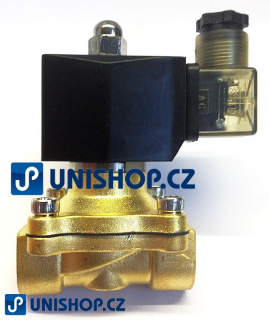 MP-W16015N, NC, G 1/2"- mosaz, 24V AC G 1/2 " - Elektromagnetický ventil