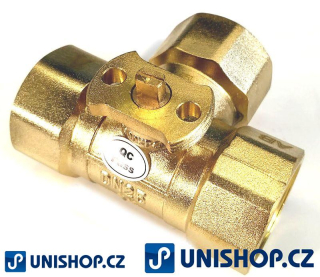 Zónový kulový ventil Lufberg ZV 3A-32-26 - TROJCESTNÝ