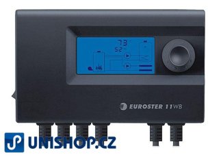 Termostat Euroster 11WB pro kotle na tuhá paliva