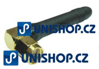 GSM malá úhlová anténa černá, 90 st. 