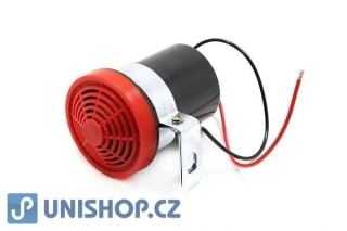 Siréna 12V 90-95dB, couvací, přerušovaný tón