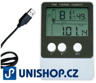 Teploměr+vlhkoměr DS102 se záznamem- USB Datalogger