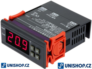 Jednoduchý digitální panelový termostat  MH1210 W s napájením 230V