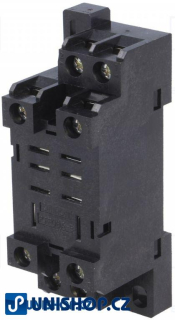 Patice pro relé  PIN:8;15A;250VAC;H:33mm; W:28,5mm;Montáž:DIN;Rada:LY2 ROHS 